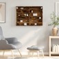 vidaXL Vitrinenschrank Räuchereiche 80x8,5x58 cm Holzwerkstoff vidaXL Vitrinenschrank Räuchereiche 80x8,5x58 cm Holzwerkstoff
