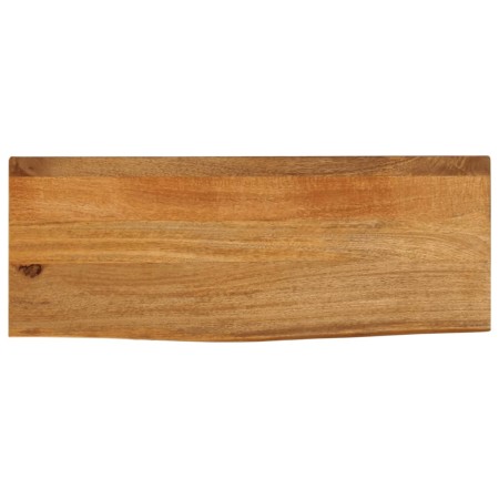 vidaXL Tischplatte mit Baumkante 90x30x2,5 cm Massivholz Mango