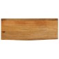 vidaXL Tischplatte mit Baumkante 90x30x2,5 cm Massivholz Mango vidaXL Tischplatte mit Baumkante 90x30x2,5 cm Massivholz Mango