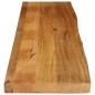 vidaXL Tischplatte mit Baumkante 180x30x2,5 cm Massivholz Mango vidaXL Tischplatte mit Baumkante 180x30x2,5 cm Massivholz Mango