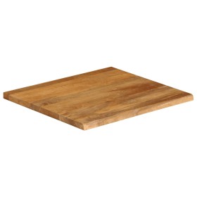 vidaXL Tischplatte mit Baumkante 60x60x2,5 cm Massivholz Mango
