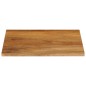 vidaXL Tischplatte mit Baumkante 60x60x2,5 cm Massivholz Mango vidaXL Tischplatte mit Baumkante 60x60x2,5 cm Massivholz Mango