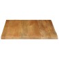 vidaXL Tischplatte mit Baumkante 60x60x2,5 cm Massivholz Mango vidaXL Tischplatte mit Baumkante 60x60x2,5 cm Massivholz Mango