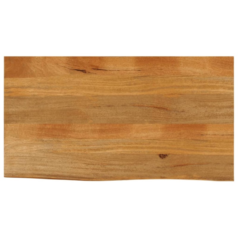 vidaXL Tischplatte mit Baumkante 100x60x2,5 cm Massivholz Mango vidaXL Tischplatte mit Baumkante 100x60x2,5 cm Massivholz Mango