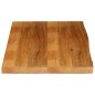 vidaXL Tischplatte mit Baumkante 100x60x2,5 cm Massivholz Mango vidaXL Tischplatte mit Baumkante 100x60x2,5 cm Massivholz Mango