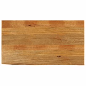 vidaXL Tischplatte mit Baumkante 120x60x2,5 cm Massivholz Mango