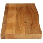 vidaXL Tischplatte mit Baumkante 110x20x3,8 cm Massivholz Mango vidaXL Tischplatte mit Baumkante 110x20x3,8 cm Massivholz Mango