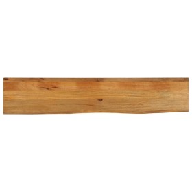 vidaXL Tischplatte mit Baumkante 140x20x3,8 cm Massivholz Mango