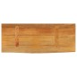 vidaXL Tischplatte mit Baumkante 70x30x3,8 cm Massivholz Mango vidaXL Tischplatte mit Baumkante 70x30x3,8 cm Massivholz Mango