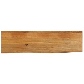 vidaXL Tischplatte mit Baumkante 120x30x3,8 cm Massivholz Mango