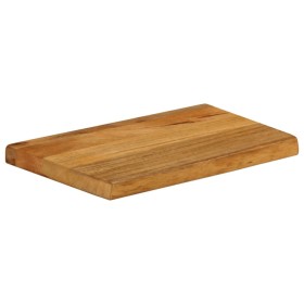 vidaXL Tischplatte mit Baumkante 60x40x3,8 cm Massivholz Mango