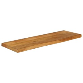 vidaXL Tischplatte mit Baumkante 120x40x3,8 cm Massivholz Mango