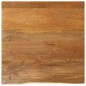 vidaXL Tischplatte mit Baumkante 80x80x3,8 cm Massivholz Mango vidaXL Tischplatte mit Baumkante 80x80x3,8 cm Massivholz Mango