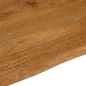 vidaXL Tischplatte mit Baumkante 80x80x3,8 cm Massivholz Mango vidaXL Tischplatte mit Baumkante 80x80x3,8 cm Massivholz Mango
