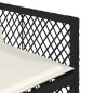 vidaXL 5-tlg. Garten-Essgruppe mit Kissen Schwarz Poly Rattan vidaXL 5-tlg. Garten-Essgruppe mit Kissen Schwarz Poly Rattan