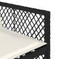 vidaXL 5-tlg. Garten-Essgruppe mit Kissen Schwarz Poly Rattan vidaXL 5-tlg. Garten-Essgruppe mit Kissen Schwarz Poly Rattan
