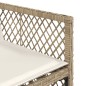 vidaXL 9-tlg. Garten-Essgruppe mit Kissen Beige Poly Rattan vidaXL 9-tlg. Garten-Essgruppe mit Kissen Beige Poly Rattan