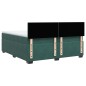 vidaXL Boxspringbett mit Matratze Dunkelgrün 200x200 cm Samt vidaXL Boxspringbett mit Matratze Dunkelgrün 200x200 cm Samt