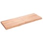 Tischplatte Hellbraun 140x50x6 cm Massivholz Eiche Behandelt Tischplatte Hellbraun 140x50x6 cm Massivholz Eiche Behandelt