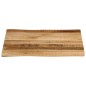 vidaXL Tischplatte mit Baumkante 40x40x2,5 cm Raues Mango Massivholz vidaXL Tischplatte mit Baumkante 40x40x2,5 cm Raues Mango Massivholz
