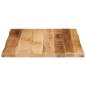 vidaXL Tischplatte mit Baumkante 40x40x2,5 cm Raues Mango Massivholz vidaXL Tischplatte mit Baumkante 40x40x2,5 cm Raues Mango Massivholz
