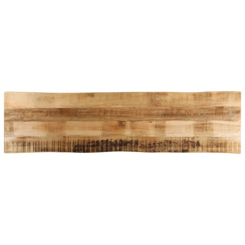 vidaXL Tischplatte mit Baumkante 180x40x3,8 cm Raues Mango Massivholz vidaXL Tischplatte mit Baumkante 180x40x3,8 cm Raues Mango Massivholz