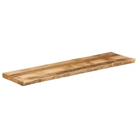 vidaXL Tischplatte mit Baumkante 180x40x3,8 cm Raues Mango Massivholz