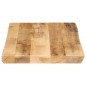 vidaXL Tischplatte mit Baumkante 60x40x2,5 cm Raues Mango Massivholz vidaXL Tischplatte mit Baumkante 60x40x2,5 cm Raues Mango Massivholz