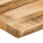 vidaXL Tischplatte mit Baumkante 140x40x2,5 cm Raues Mango Massivholz vidaXL Tischplatte mit Baumkante 140x40x2,5 cm Raues Mango Massivholz