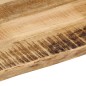 vidaXL Tischplatte mit Baumkante 140x40x2,5 cm Raues Mango Massivholz vidaXL Tischplatte mit Baumkante 140x40x2,5 cm Raues Mango Massivholz
