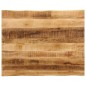 vidaXL Tischplatte mit Baumkante 90x80x2,5 cm Raues Mango Massivholz vidaXL Tischplatte mit Baumkante 90x80x2,5 cm Raues Mango Massivholz