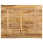 vidaXL Tischplatte mit Baumkante 90x80x2,5 cm Raues Mango Massivholz vidaXL Tischplatte mit Baumkante 90x80x2,5 cm Raues Mango Massivholz