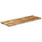 vidaXL Tischplatte mit Baumkante 110x40x2,5 cm Raues Mango Massivholz vidaXL Tischplatte mit Baumkante 110x40x2,5 cm Raues Mango Massivholz