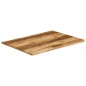 vidaXL Tischplatte mit Baumkante 110x80x2,5 cm Raues Mango Massivholz vidaXL Tischplatte mit Baumkante 110x80x2,5 cm Raues Mango Massivholz