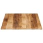 vidaXL Tischplatte mit Baumkante 110x80x2,5 cm Raues Mango Massivholz vidaXL Tischplatte mit Baumkante 110x80x2,5 cm Raues Mango Massivholz