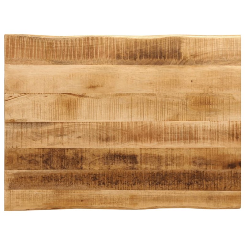 vidaXL Tischplatte mit Baumkante 80x60x2,5 cm Raues Mango Massivholz vidaXL Tischplatte mit Baumkante 80x60x2,5 cm Raues Mango Massivholz