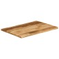 vidaXL Tischplatte mit Baumkante 80x60x2,5 cm Raues Mango Massivholz vidaXL Tischplatte mit Baumkante 80x60x2,5 cm Raues Mango Massivholz