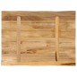 vidaXL Tischplatte mit Baumkante 80x60x2,5 cm Raues Mango Massivholz vidaXL Tischplatte mit Baumkante 80x60x2,5 cm Raues Mango Massivholz