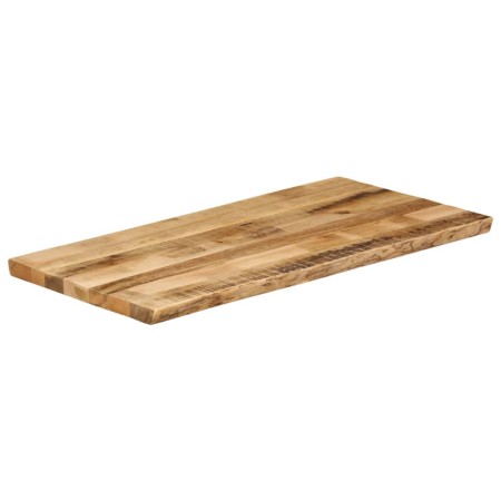 vidaXL Tischplatte mit Baumkante 100x60x3,8 cm Raues Mango Massivholz