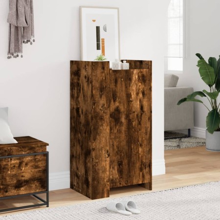 vidaXL Schuhschrank Räuchereiche 52x37,5x100 cm Holzwerkstoff