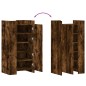 vidaXL Schuhschrank Räuchereiche 52x37,5x100 cm Holzwerkstoff vidaXL Schuhschrank Räuchereiche 52x37,5x100 cm Holzwerkstoff