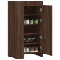 vidaXL Schuhschrank Braun Eichen-Optik 52x37,5x100 cm Holzwerkstoff vidaXL Schuhschrank Braun Eichen-Optik 52x37,5x100 cm Holzwerkstoff