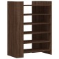 vidaXL Schuhschrank Braun Eichen-Optik 74,5x37,5x100 cm Holzwerkstoff vidaXL Schuhschrank Braun Eichen-Optik 74,5x37,5x100 cm Holzwerkstoff
