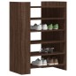 vidaXL Schuhschrank Braun Eichen-Optik 74,5x37,5x100 cm Holzwerkstoff vidaXL Schuhschrank Braun Eichen-Optik 74,5x37,5x100 cm Holzwerkstoff