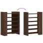 vidaXL Schuhschrank Braun Eichen-Optik 74,5x37,5x100 cm Holzwerkstoff vidaXL Schuhschrank Braun Eichen-Optik 74,5x37,5x100 cm Holzwerkstoff