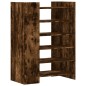 vidaXL Schuhschrank Räuchereiche 74,5x37,5x100 cm Holzwerkstoff vidaXL Schuhschrank Räuchereiche 74,5x37,5x100 cm Holzwerkstoff