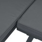 vidaXL 3-tlg. Garten-Sofagarnitur mit Kissen Schwarz Aluminium vidaXL 3-tlg. Garten-Sofagarnitur mit Kissen Schwarz Aluminium