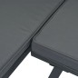vidaXL 3-tlg. Garten-Sofagarnitur mit Kissen Schwarz Aluminium vidaXL 3-tlg. Garten-Sofagarnitur mit Kissen Schwarz Aluminium