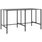 vidaXL Bartisch Schwarz 200x100x110 cm Pulverbeschichteter Stahl vidaXL Bartisch Schwarz 200x100x110 cm Pulverbeschichteter Stahl