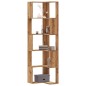 vidaXL Eck-Bücherregal 5 Böden Artisan-Eiche 50x50x179cm Holzwerkstoff vidaXL Eck-Bücherregal 5 Böden Artisan-Eiche 50x50x179cm Holzwerkstoff